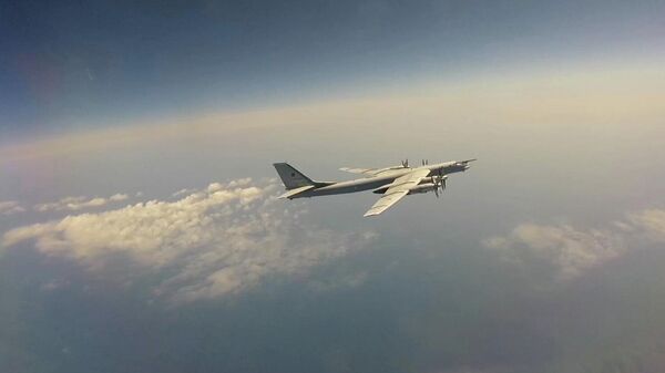Tu-95MS Russian strategic bomber-missile carrier  - Sputnik International