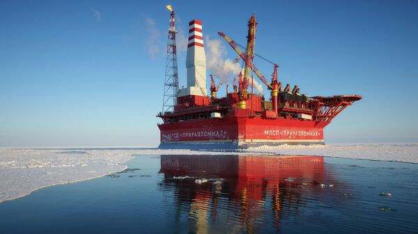 The Prirazlomnaya offshore oil platform - Sputnik International