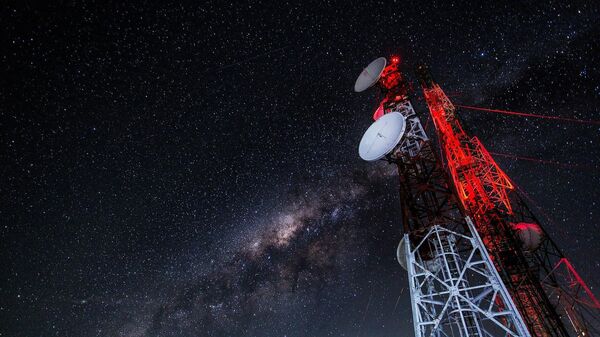 Communications Satellite Tower - Sputnik International
