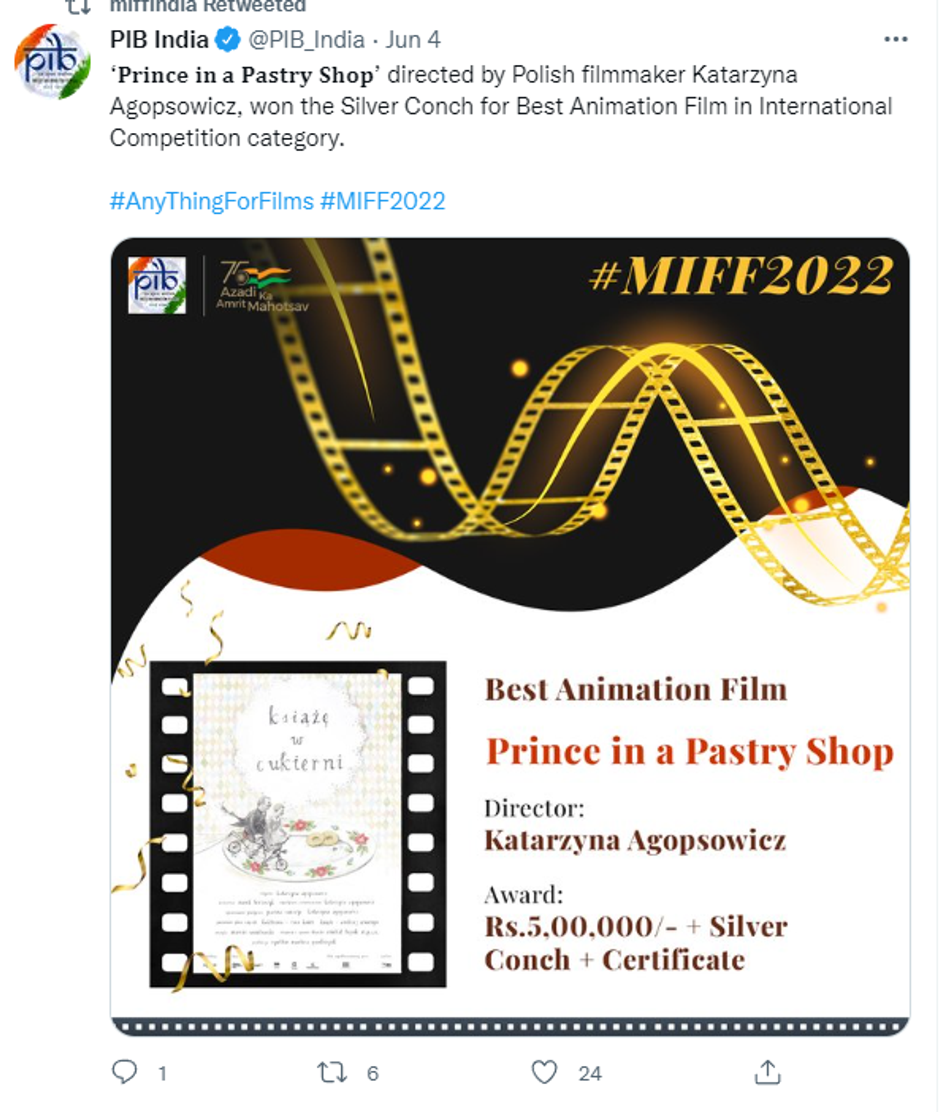 17th Mumbai International Film Festival (MIFF) witnesses gala closing ceremony in India - Sputnik International, 1920, 06.06.2022
