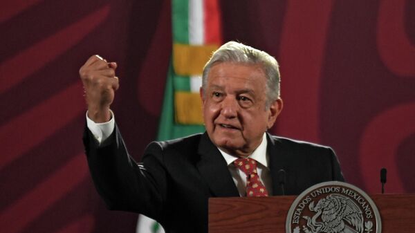 Mexico's President Andres Manuel Lopez Obrador speaks during his daily morning press conference in Mexico City on June 6, 2022 - Sputnik International