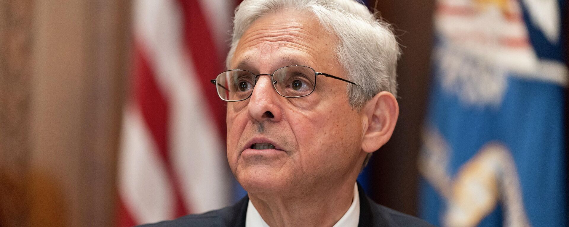 Attorney General Merrick Garland speaks to announce a team to conduct a critical incident review of the shooting in Uvalde, Texas, during a media availability at the Department of Justice , Wednesday, June 8, 2022, in Washington. - Sputnik International, 1920, 23.06.2023