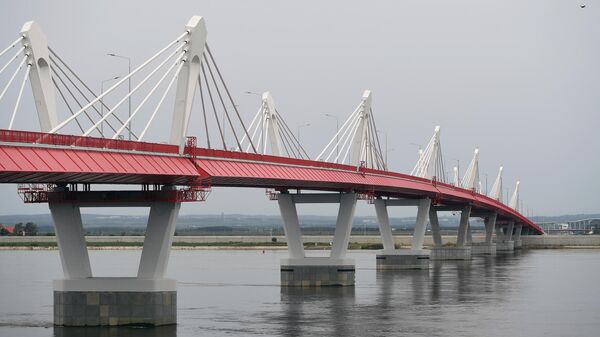 Automobile bridge across the Amur between Blagoveshchensk and Chinese Heihe. - Sputnik International