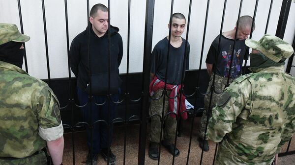 Donetsk People's Republic Supreme Court tries three captured foreign mercenaries. File photo - Sputnik International
