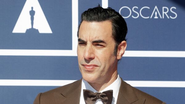 English actor Sacha Baron Cohen, nominated for Actor in a Supporting Role for The Trial of the Chicago 7 arrives to attend a screening of the Oscars on April 26, 2021 in Sydney, Australia. - Sputnik International