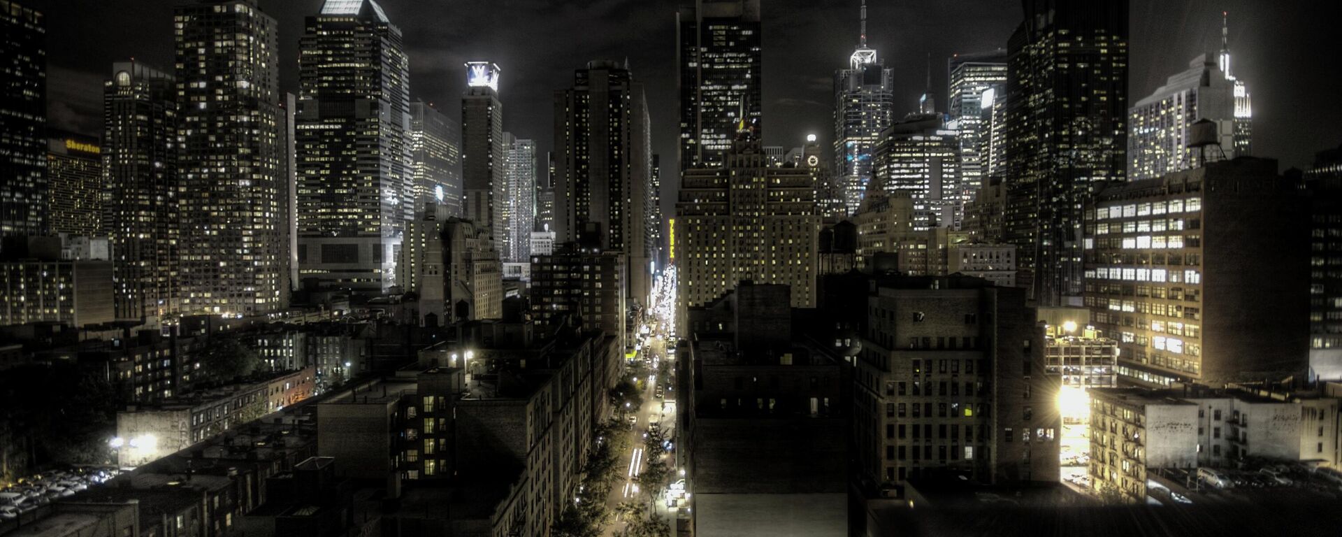 New York City at night. File. - Sputnik International, 1920, 27.05.2023