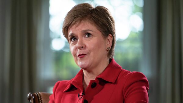 Scotland's First Minister Nicola Sturgeon, is interviewed in Washington - Sputnik International