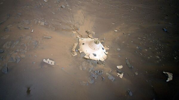 Rover's Backshell Seen From the Air - Sputnik International
