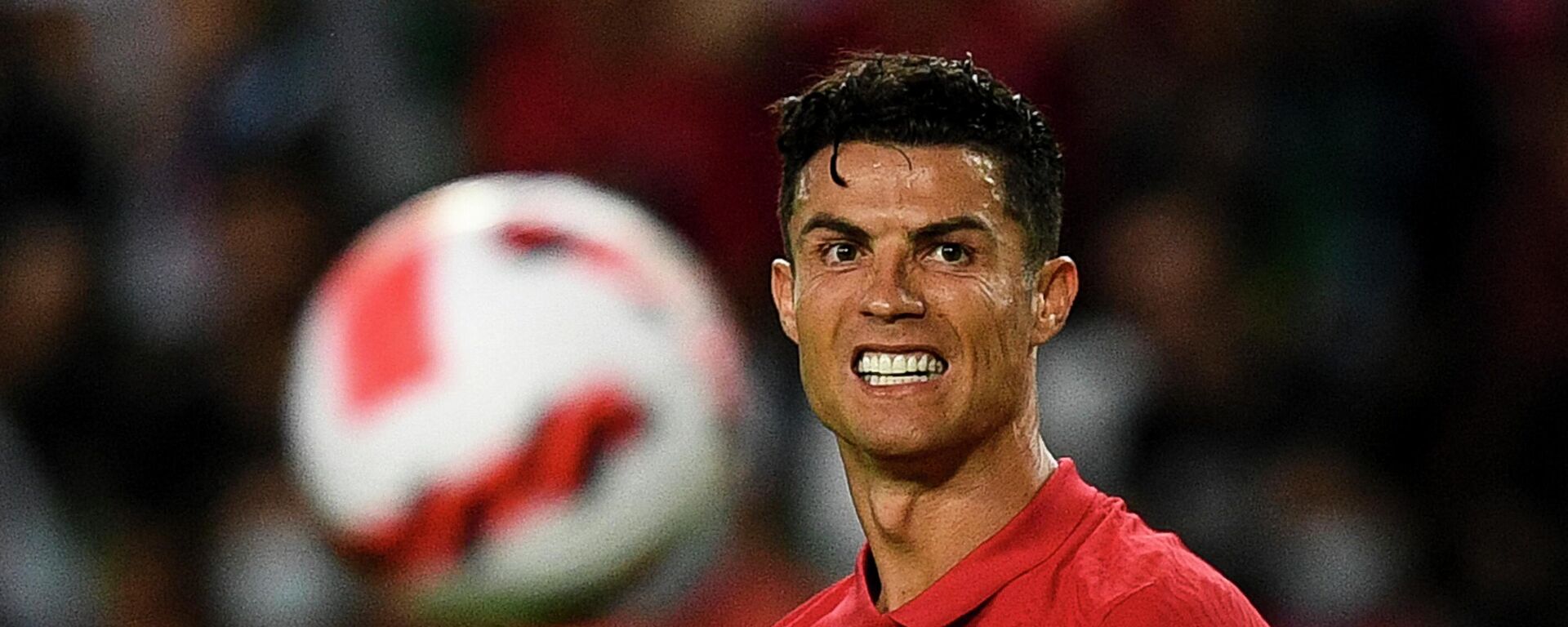 In this file photo taken on June 09, 2022, Portugal's forward Cristiano Ronaldo reacts during the UEFA Nations League, league A group 2 football match between Portugal and Czech Republic at the Jose Alvalade stadium in Lisbon. - Sputnik International, 1920, 18.07.2022