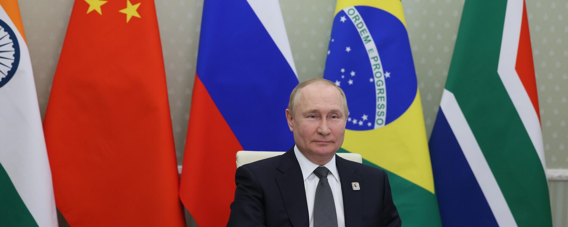 Russian President Vladimir Putin during the XIV BRICS summit - Sputnik International, 1920, 24.06.2022