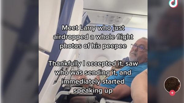 Larry Airdrop Penis Pic on Southwest Airlines flight - Sputnik International