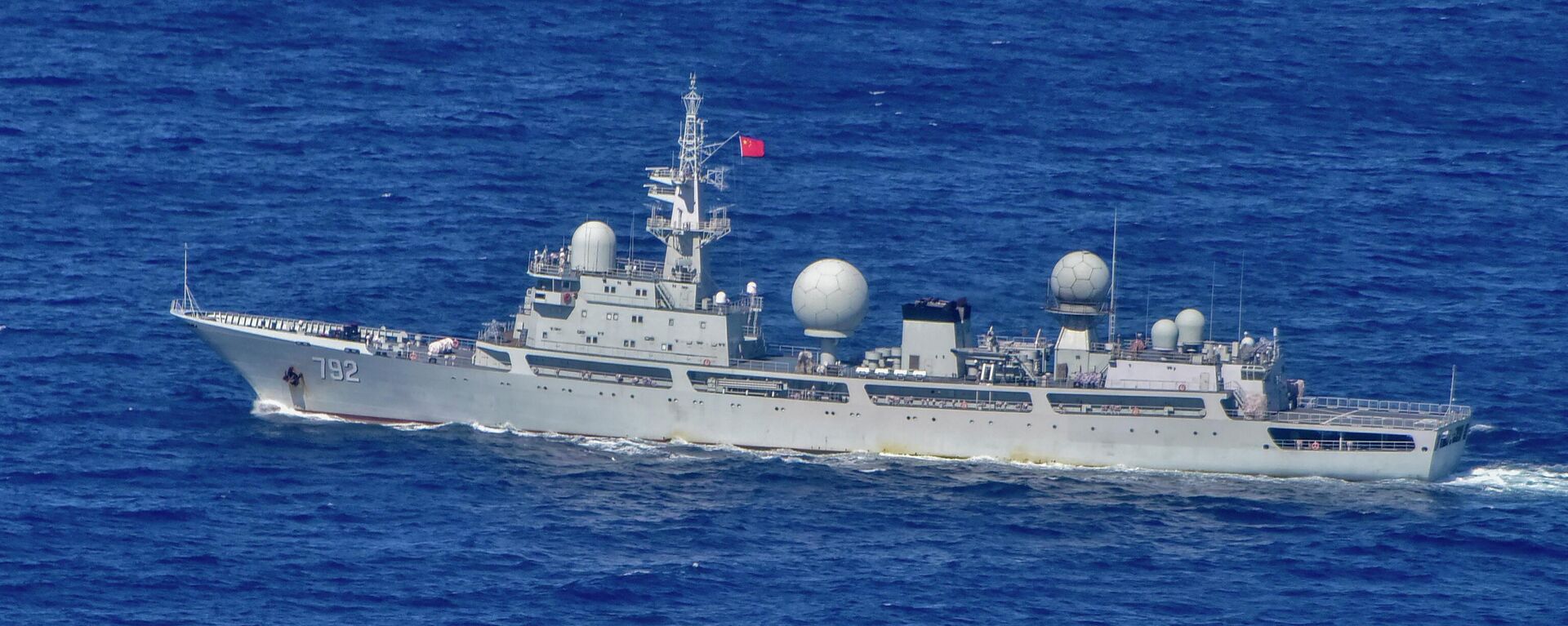 In this image supplied by the Australian Department of Defence, Chinese People's Liberation Army-Navy (PLA-N) Intelligence Collection Vessel Haiwangxing operating off the north-west shelf of Australia, Wednesday, May 11, 2022. - Sputnik International, 1920, 21.08.2022
