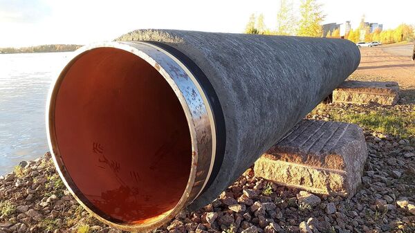 Nord Stream pipe in Kotka - Sputnik International