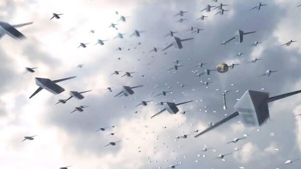 Drone swarm - Sputnik International