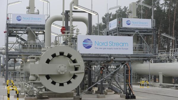 The Nord Stream gas pipeline in the German town of Lubmin. - Sputnik International
