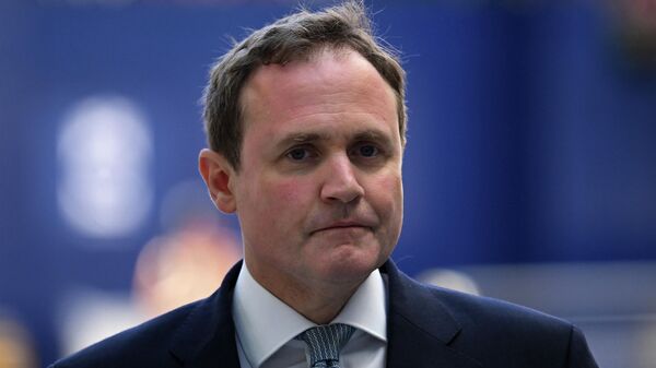Conservative politician Tom Tugendhat arrives at the BBC in central London on July 10, 2022, to appear on the BBC's 'Sunday Morning' political television show with journalist Sophie Raworth. - Sputnik International
