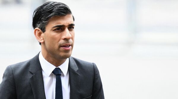 Britain's Chancellor of the Exchequer Rishi Sunak arrives to attend a Service of Thanksgiving for Britain's Prince Philip, Duke of Edinburgh, at Westminster Abbey in central London on March 29, 2022 - Sputnik International