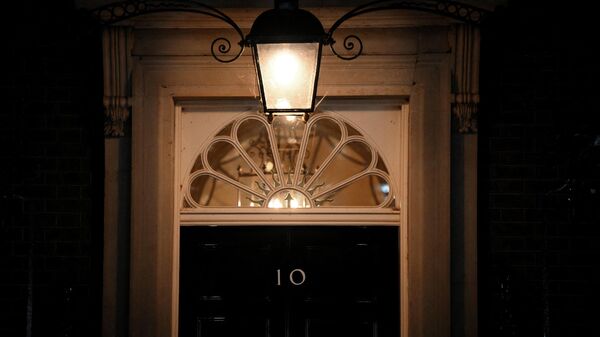 A street light illuminates the door of Number 10 Downing Street in central London on July 6, 2022.  - Sputnik International