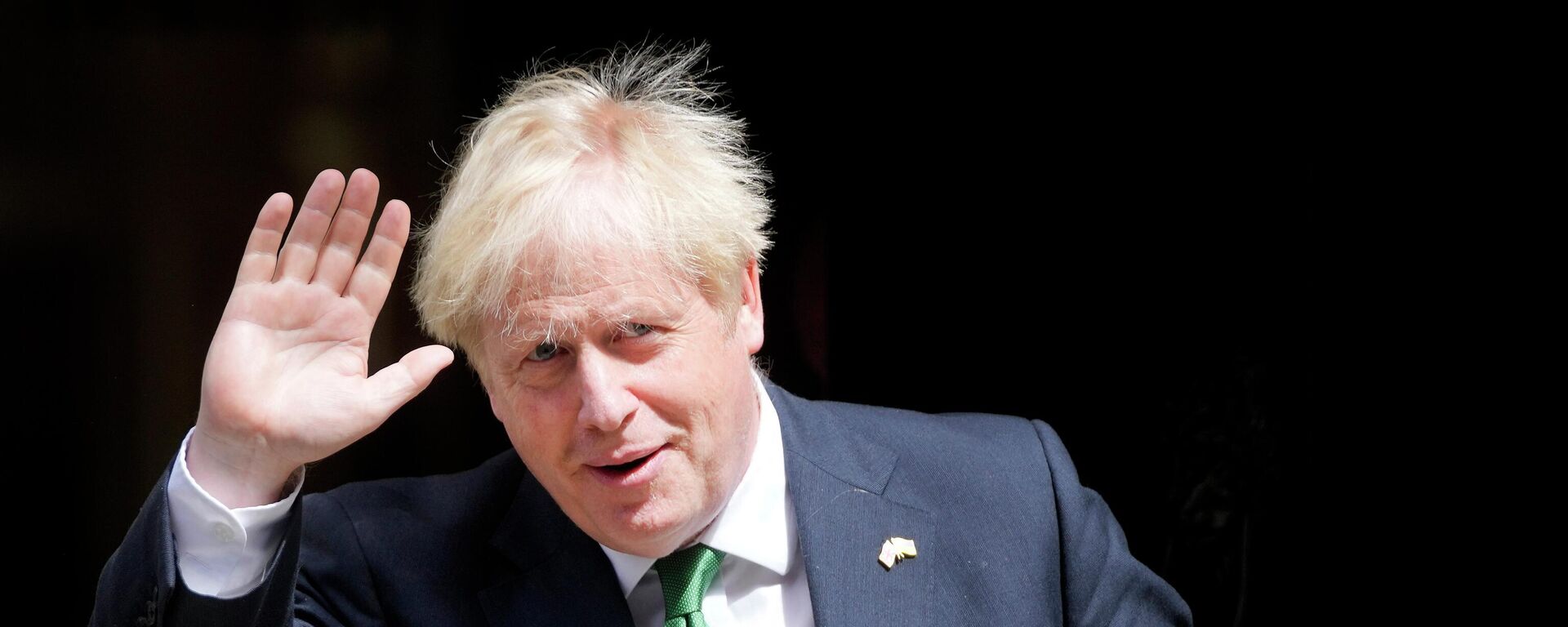 Britain's Prime Minister Boris Johnson leaves 10 Downing Street to attend the weekly Prime Ministers' Questions - Sputnik International, 1920, 22.02.2024