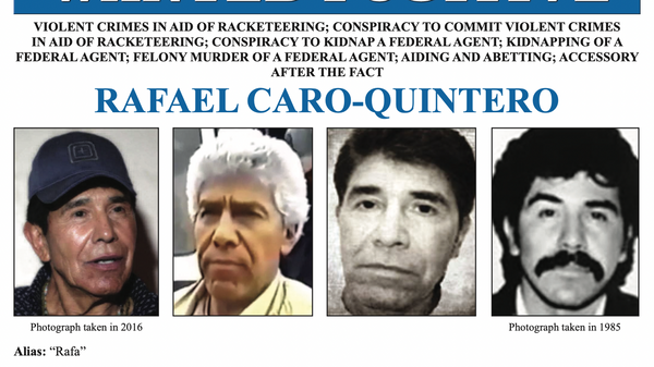 Rafael Caro Quintero FBI Most Wanted Picture - Sputnik International