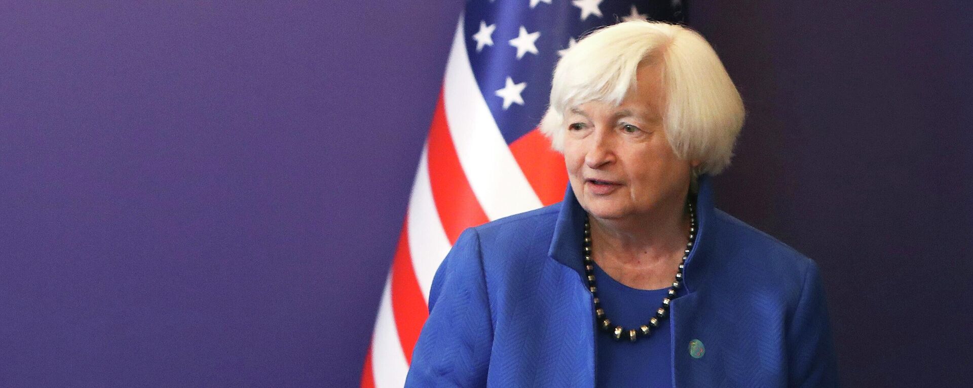 U.S. Treasury Secretary Janet Yellen attends a meeting with South Korean Deputy Prime Minister and Minister of Economy and Finance Choo Kyung-ho at Lotte Hotel in Seoul, South Korea, Tuesday, July 19, 2022 - Sputnik International, 1920, 20.01.2023
