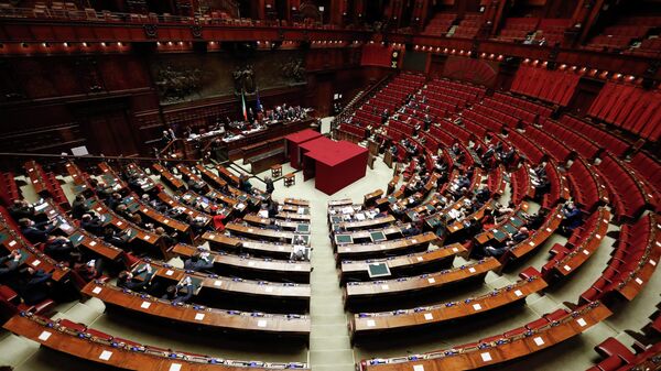 This picture shows a general view of the Chamber of Deputies in Rome, Italy - Sputnik International