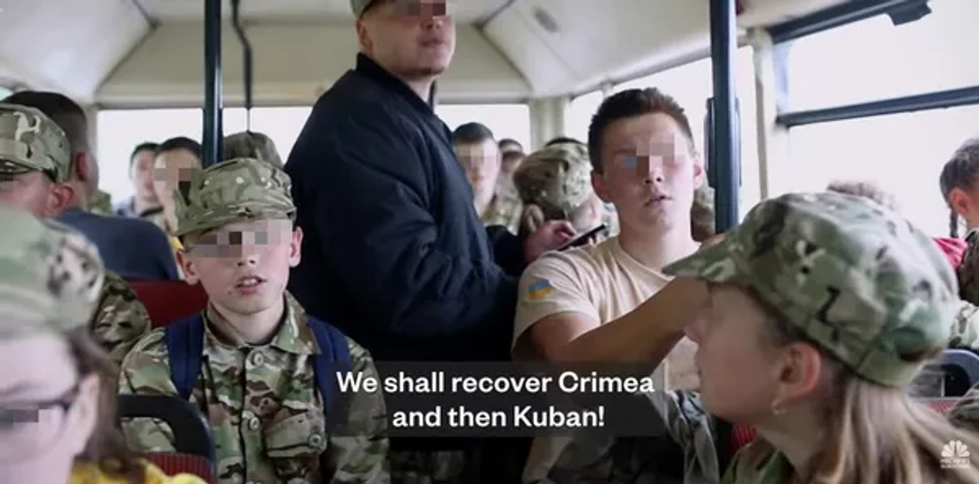 We will take back the Crimea and take over the Kuban. These were the messages instilled in children in Ukrainian paramilitary camps. Footage from an NBC story. - Sputnik International, 1920, 24.07.2022