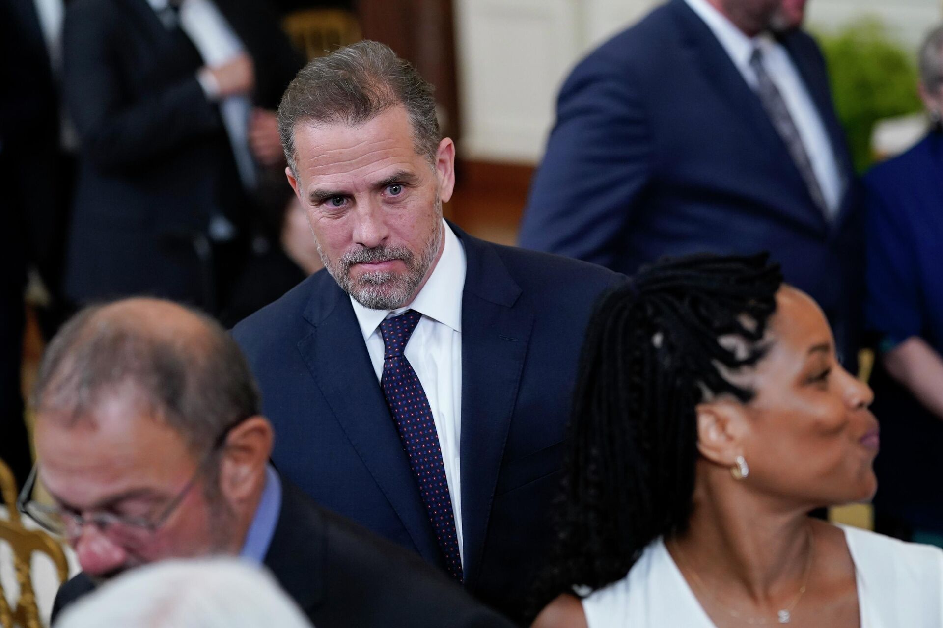 Hunter Biden leaves after President Joe Biden awarded the Presidential Medal of Freedom to 17 people during a ceremony in the East Room of the White House in Washington, Thursday, July 7, 2022 - Sputnik International, 1920, 26.08.2022