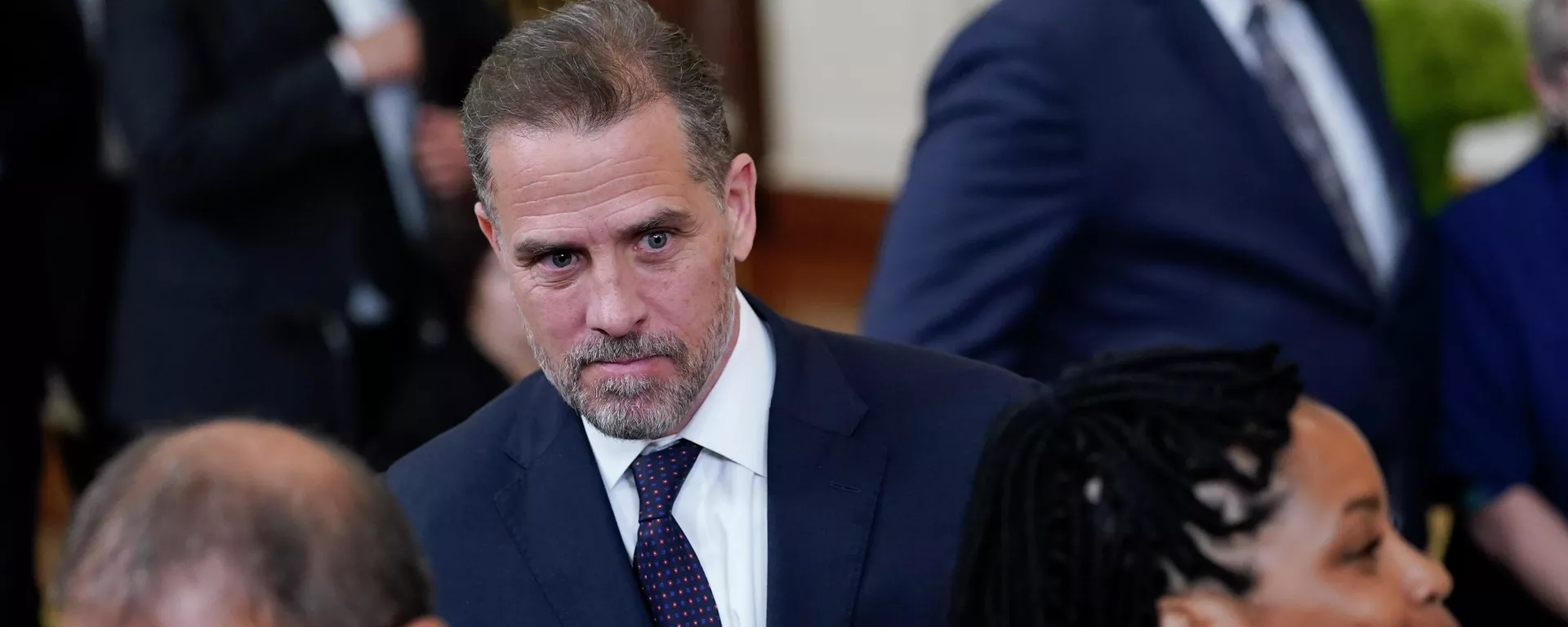 Hunter Biden leaves after President Joe Biden awarded the Presidential Medal of Freedom to 17 people during a ceremony in the East Room of the White House in Washington, Thursday, July 7, 2022 - Sputnik International, 1920, 23.07.2023