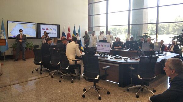 The Joint Coordination Center in Istanbul for monitoring of maritime grain exports from Ukraine - Sputnik International