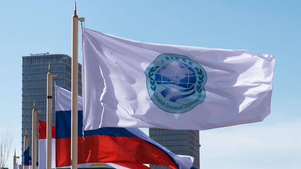 SCO flag - Sputnik International