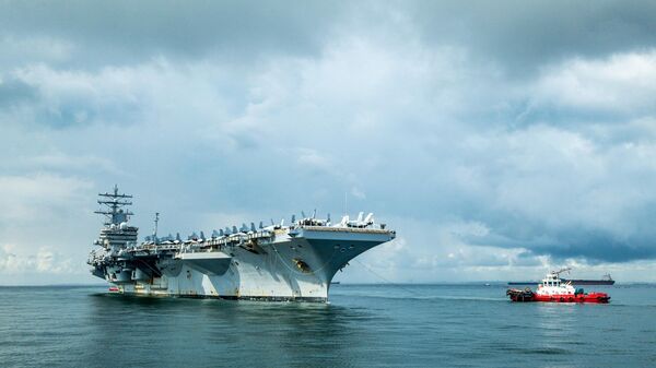 USS Ronald Reagan Visits Singapore
 - Sputnik International