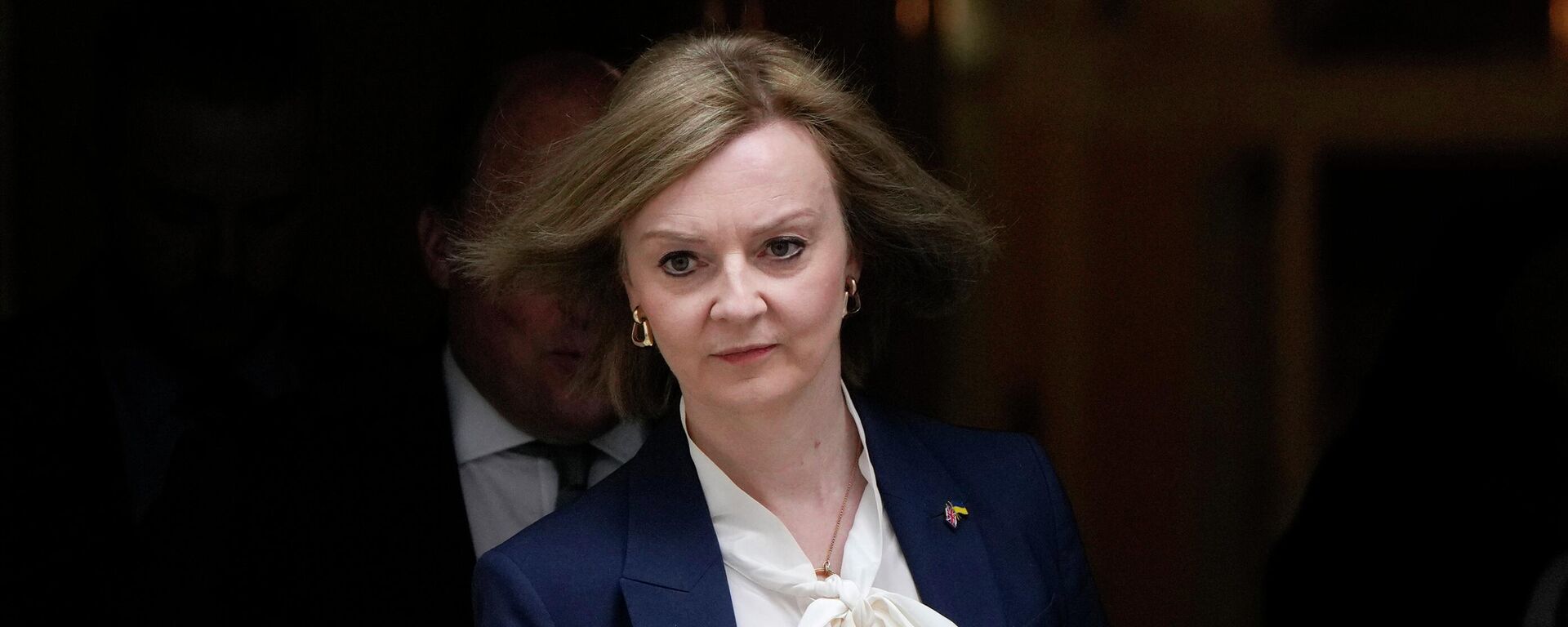  Liz Truss, Britain's Foreign Secretary leaves a Cabinet meeting at 10 Downing Street in London, Tuesday, April 19, 2022 - Sputnik International, 1920, 02.08.2022
