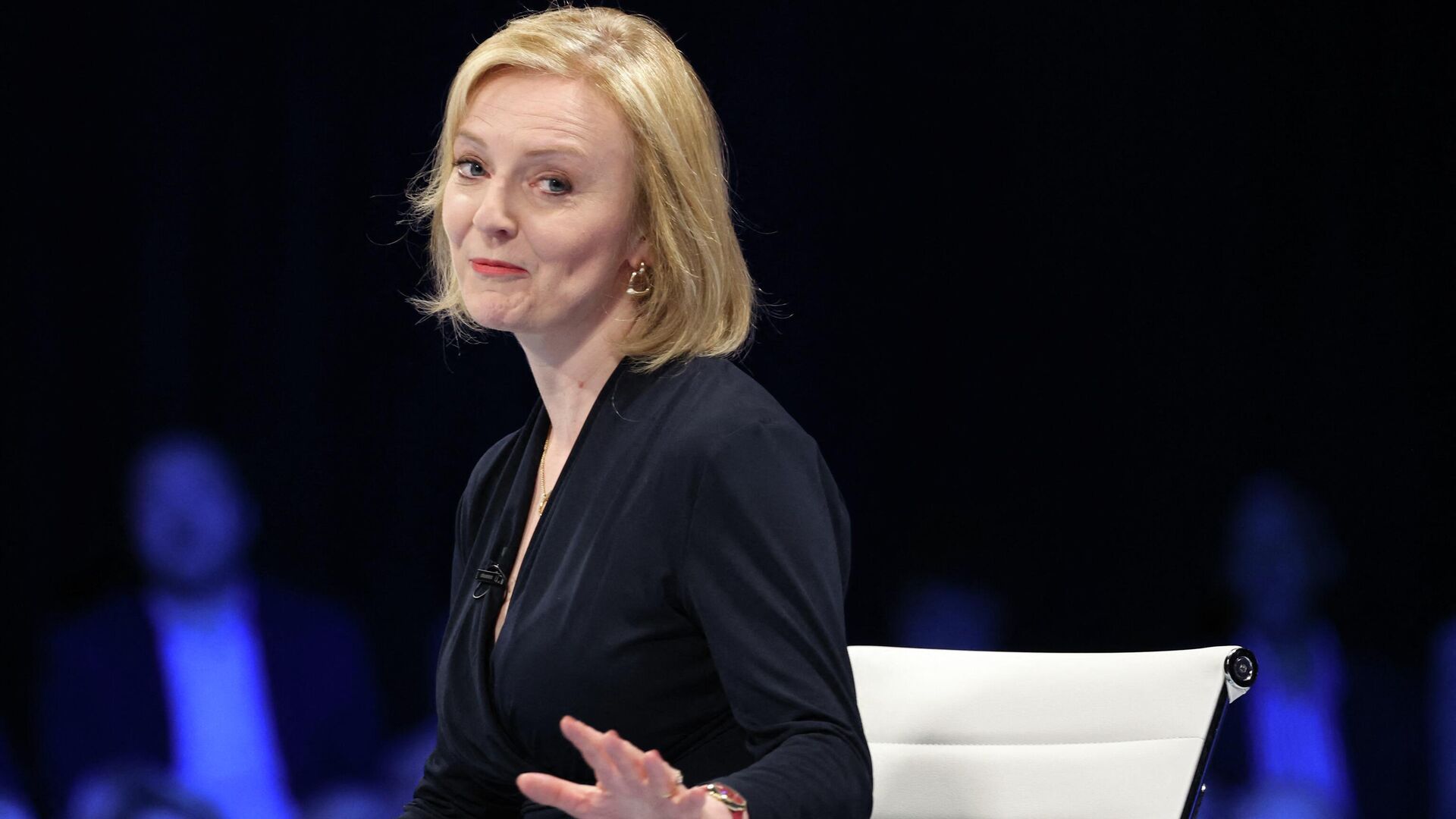 Contender to become the country's next Prime minister and leader of the Conservative party British Foreign Secretary Liz Truss answers questions as she takes part in a Conservative Party Hustings event in Leeds, on July 28, 2022 - Sputnik International, 1920, 04.08.2022