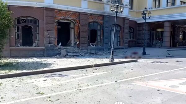 Shelling of Donetsk - Sputnik International