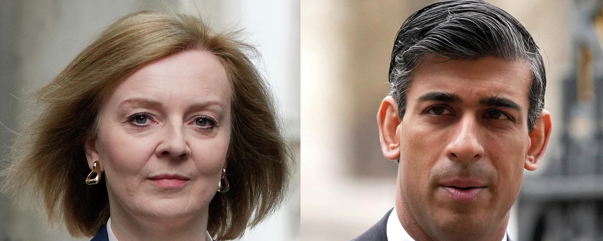 The two candidates in the Conservative Party leadership race, former Chancellor of the Exchequer Rishi Sunak and Foreign Secretary Liz Truss - Sputnik International, 1920, 30.08.2022