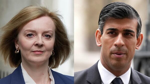 The two candidates in the Conservative Party leadership race, former Chancellor of the Exchequer Rishi Sunak and Foreign Secretary Liz Truss - Sputnik International