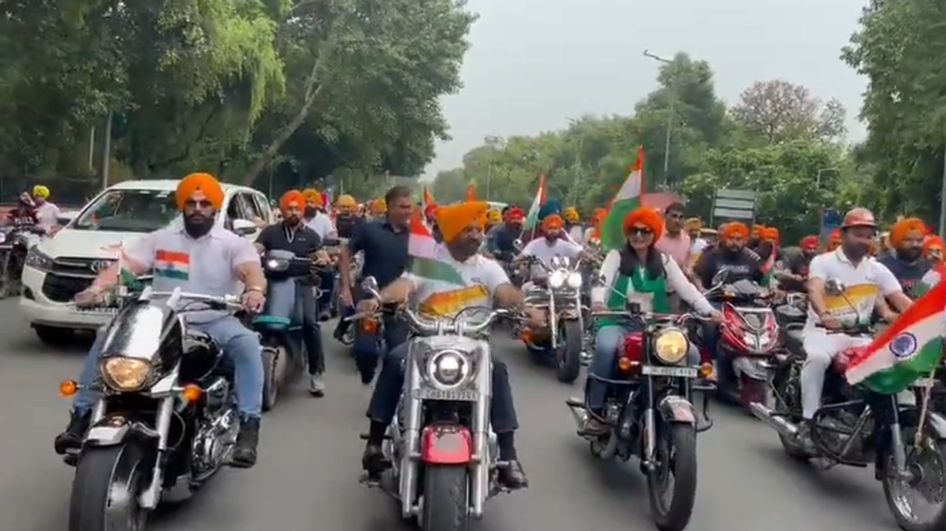 750 Sikhs Hold Tricolor Motorbike Rally to Celebrate 75 Years of India's Independence - Sputnik International, 1920, 06.08.2022