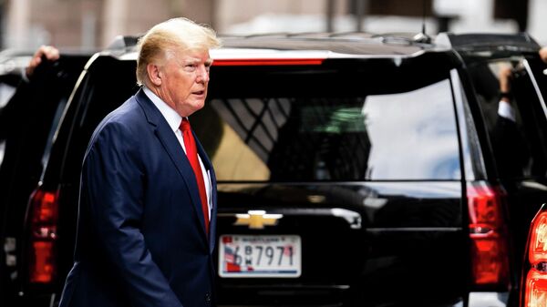 Former President Donald Trump departs Trump Tower - Sputnik International