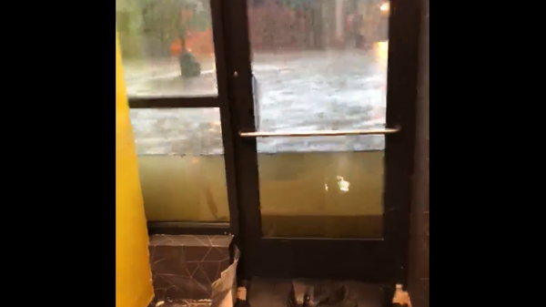 Heavy rainfall across the Washington, DC, area produced flash flooding that inundated area businesses and homes on August 10, 2022. - Sputnik International