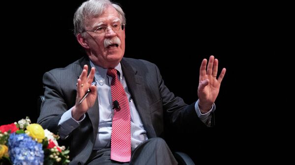  In this file photo taken on February 17, 2020, former National Security adviser John Bolton speaks on stage during a public discussion at Duke University in Durham, North Carolina - Sputnik International