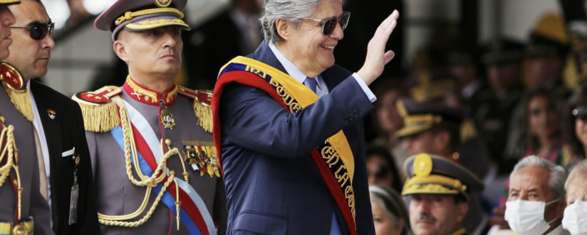 Ecuadorian President Guillermo Lasso at a Military Ceremony - Sputnik International, 1920, 18.04.2023