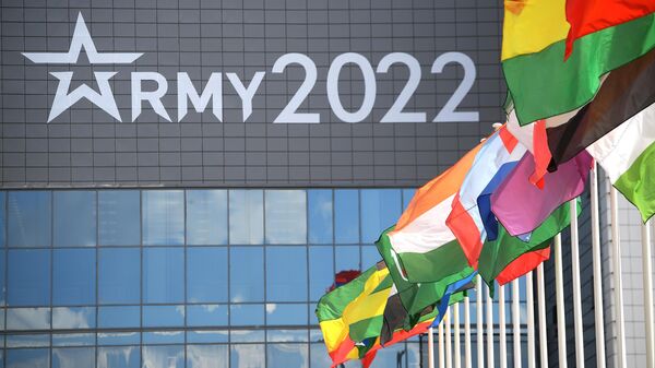 Opening day of the ARMY-2022 military expo - Sputnik International
