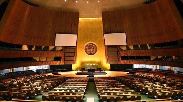 United Nations General Assembly hall in New York City. - Sputnik International