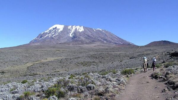 Kibo summit of Mt Kilimanjaro. - Sputnik International