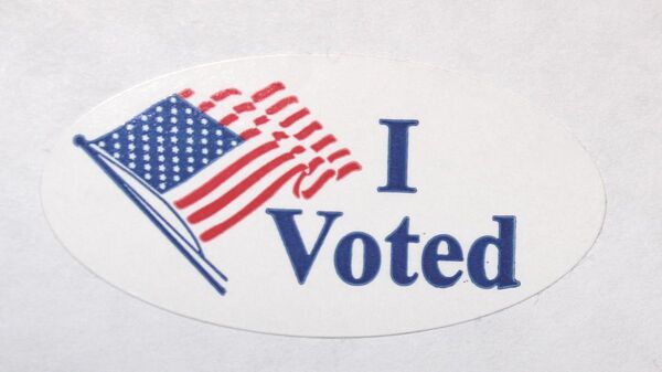 I Voted Sticker - Sputnik International