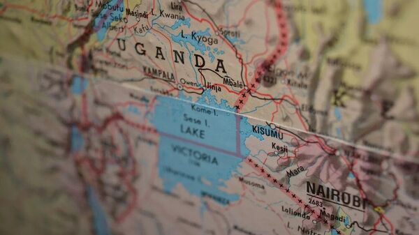 Map of Africa, highlighting Uganda  - Sputnik International