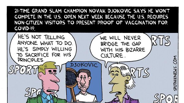 Novak Djokovic Won't Play in U.S. Open  - Sputnik International