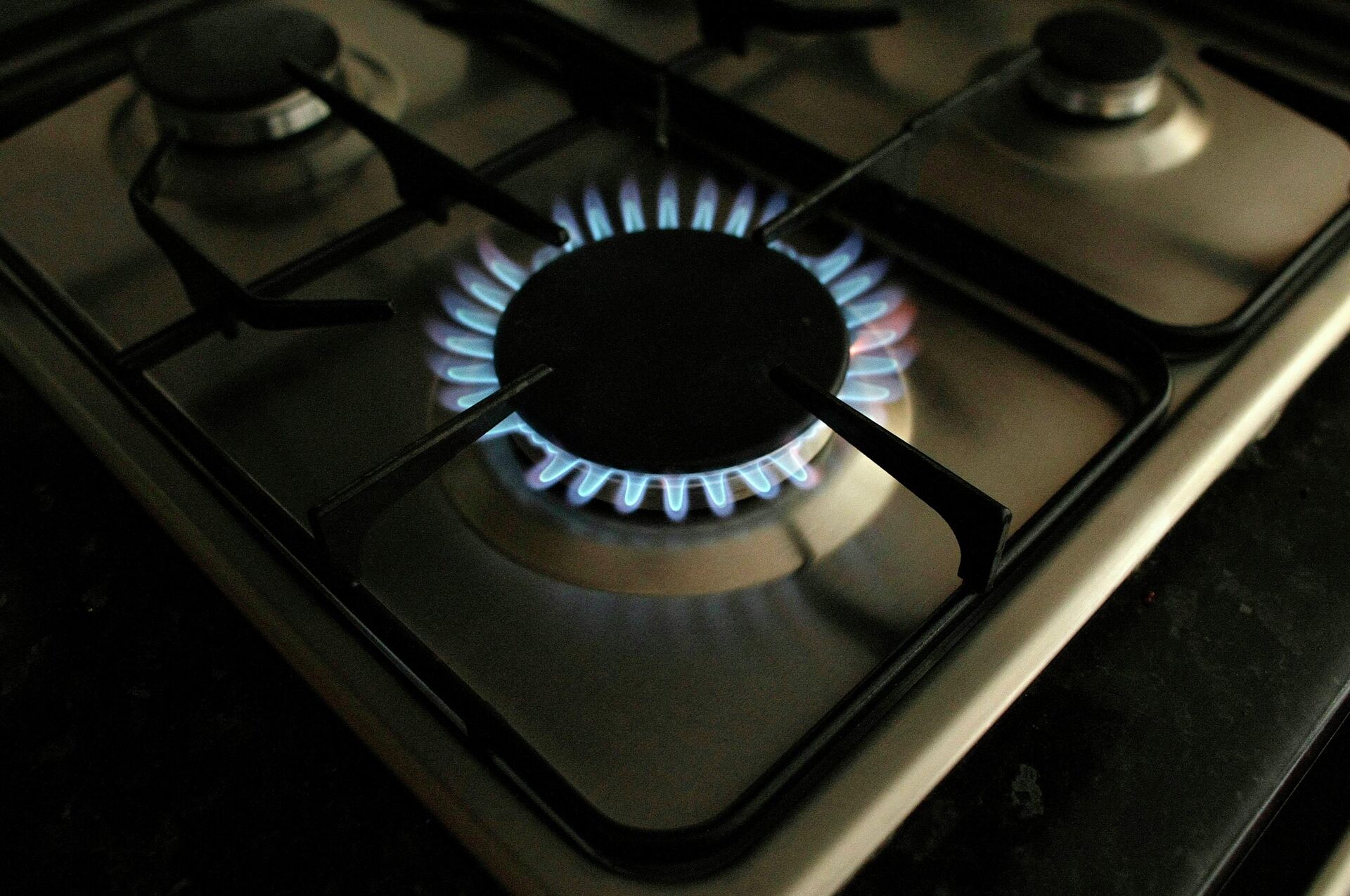 A picture taken 18 January 2008 shows the gas burner of a stove in London. United Kingdom's biggest energy provider, British Gas, 18 January 2008, announced an immediate price rise of 15% for its gas and electricity customers - Sputnik International, 1920, 11.09.2022
