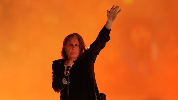 Ozzy Osbourne performs during the Commonwealth Games closing ceremony at the Alexander stadium in Birmingham, England, Monday, Aug. 8, 2022. - Sputnik International